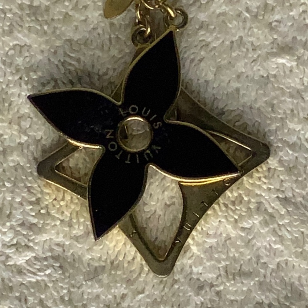 Louis Vuitton Portocre Puzzle Charm Keychain in Goldtone Metal (5.1in) - Picture 2 of 7